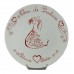 Assiette porcelaine Toi et Moi (4 couleurs)